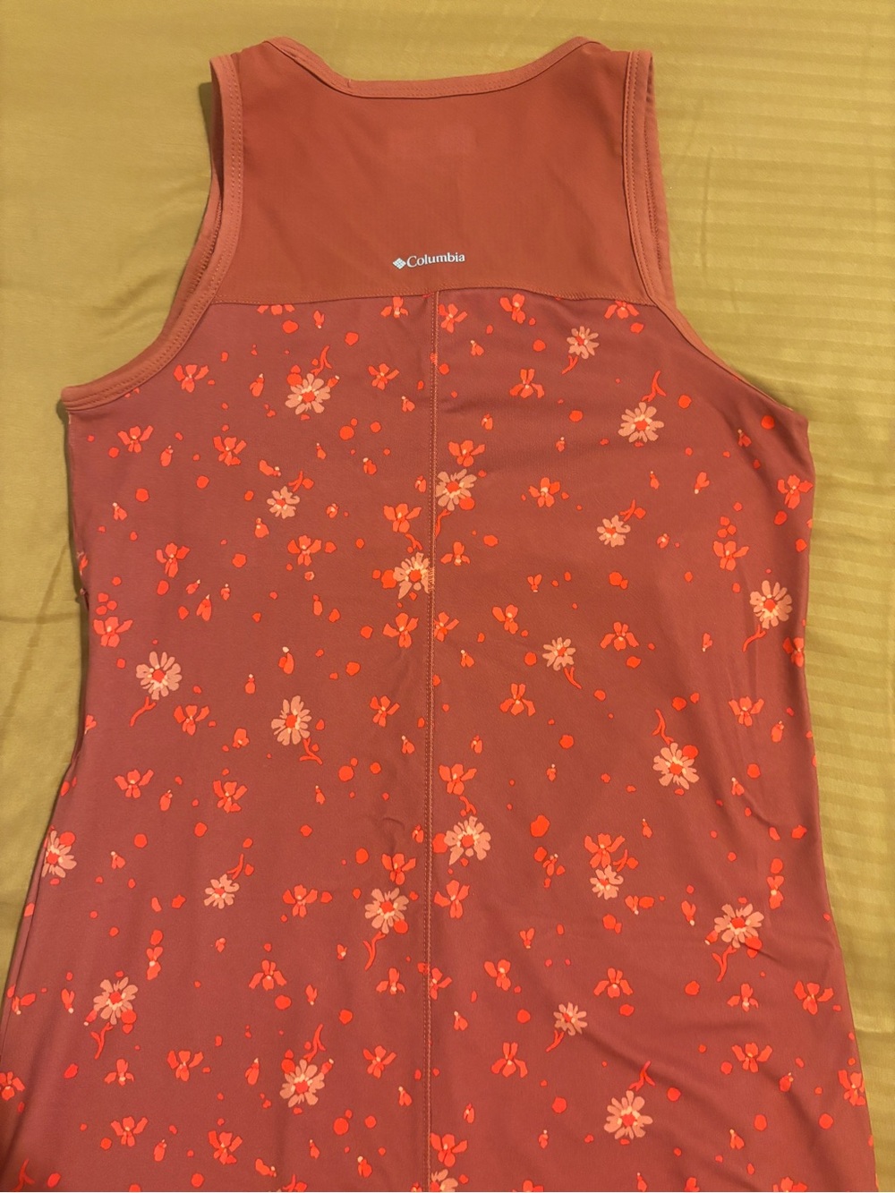 Columbia Rust Floral Racerback Dress - Picture 4 of 4